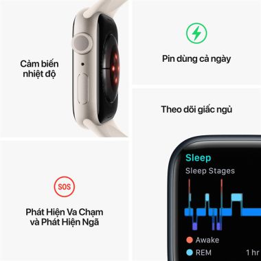 Apple Watch Series 8 GPS 41mm viền