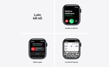 Apple Watch Series 7 41mm (GPS) Viền nhôm - Dây cao su | Chính Hãng VN/A