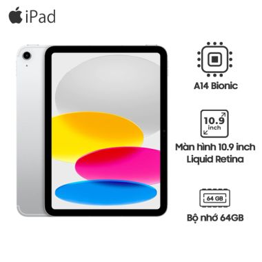 iPad Gen 10 2022 WiFi + Cellular 64GB Chính Hãng Mới