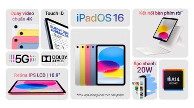 iPad Gen 10 2022 WiFi + Cellular 64GB Chính Hãng Mới