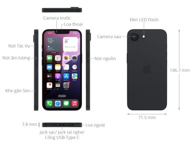 iPhone 16e 128GB | Chính hãng